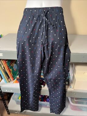 Old Navy Navy Star Fourth of July Patriotic Drawstring Lounge Pajama Pants